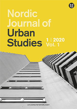 Forside av tidsskriftet Nordic Journal of Urban Studies